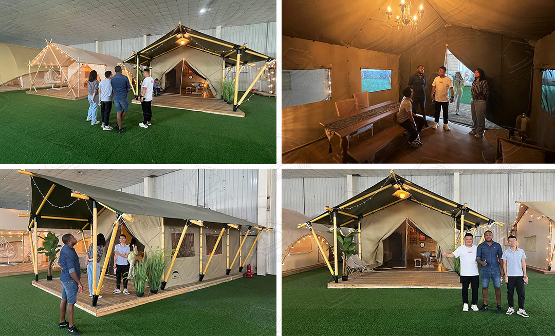 安哥拉客户到AG一飞冲天实地考察磨练制品质量