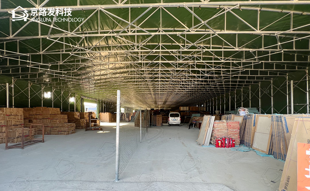 北京五环金州仓储推拉棚