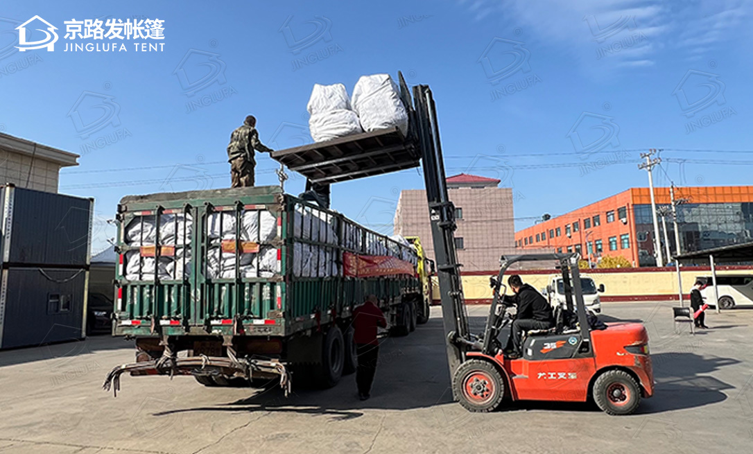 苏州客户救灾帐篷中标